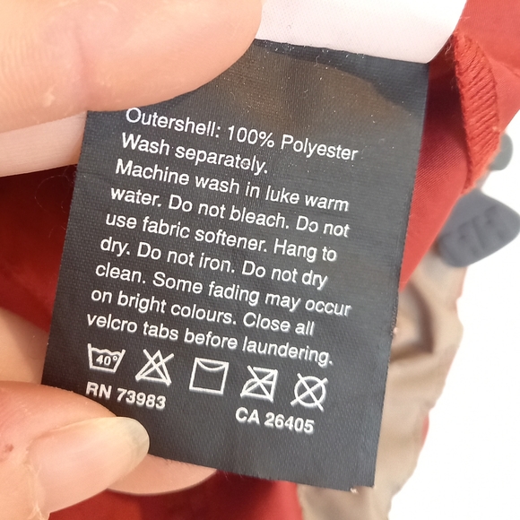 Helly Hansen Mens Red Quarter Zip Showerproof Jacket Size Small - Picture 7 of 7